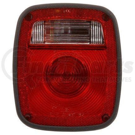 5013 by TRUCK-LITE - Signal-Stat License Plate Light - Incandescent, Red/Clear Polycarbonate Lens, 3 Stud , 12V, Left Hand Side