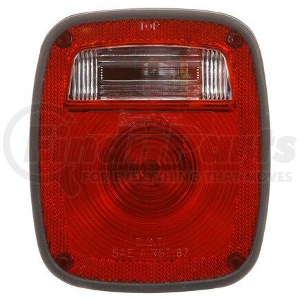 5014K by TRUCK-LITE - Signal-Stat Combination Light Assembly - Incandescent, Red/Clear Polycarbonate Lens, 3 Stud , 12V, Right Hand