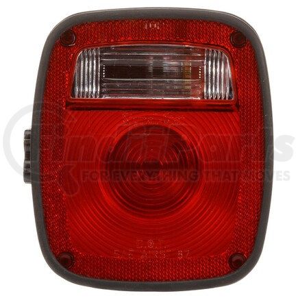 5024 by TRUCK-LITE - Signal-Stat License Plate Light - Incandescent, Red/Clear Polycarbonate Lens, 3 Stud , 12V, Right Hand Side
