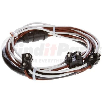 50308 by TRUCK-LITE - 50 Series License Plate Light Wiring Harness - 4 Plug, 36 in. Identification, 14 Gauge, Lower