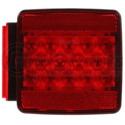 5056D by TRUCK-LITE - Signal-Stat Combination Light Assembly - LED, Red/Clear Acrylic Lens, 2 Stud , 12V, Left Hand