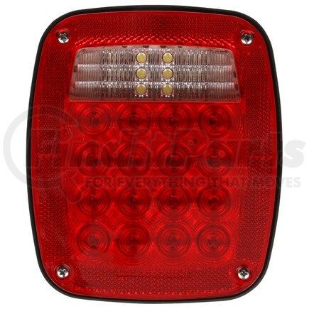 5072 by TRUCK-LITE - Signal-Stat License Plate Light - LED, Red/Clear Acrylic Lens, 3 Stud , 12V, Left Hand Side
