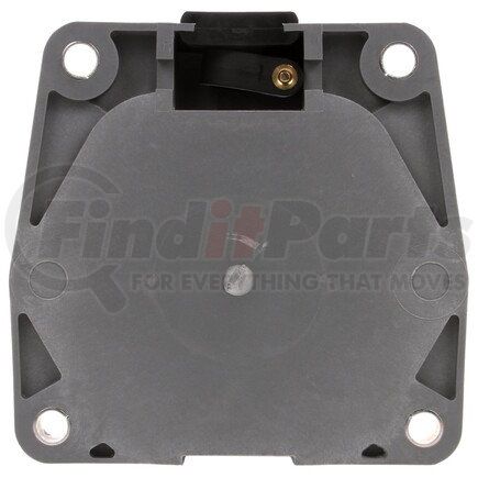 50882 by TRUCK-LITE - Trailer Nosebox Adapter Box - Gray Surface Mount Adapter Box, Bottom Access