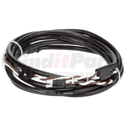 51375 by TRUCK-LITE - 50 Series Marker Light Wiring Harness - 3 Plug, 14 Gauge, 116 in. Length