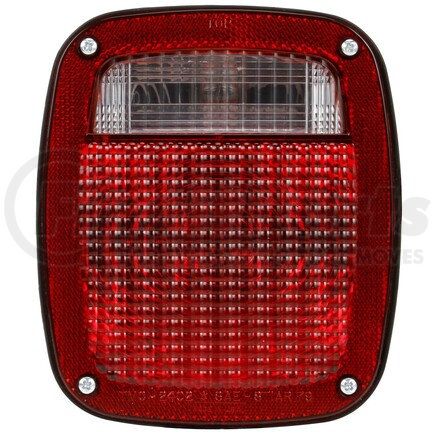 5316Y101 by TRUCK-LITE - Signal-Stat License Plate Light - Incandescent, Red/Clear Polycarbonate Lens, 3 Stud , 12V, Right Hand Side