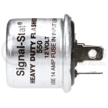 550 by TRUCK-LITE - Signal-Stat Flasher Module - Aluminum, 60-120fpm, 3 Blade Terminals, 12V