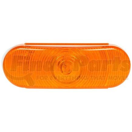 60001Y by TRUCK-LITE - Super 60 Turn Signal Light - Incandescent, Yellow Oval Lens, 1 Bulb, Grommet Mount, 12V