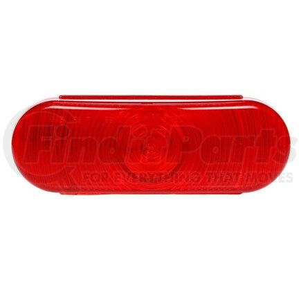 60201R by TRUCK-LITE - Super 60 Turn Signal Light - Incandescent, Red Oval Lens, 1 Bulb, Grommet Mount, 12V