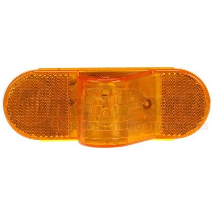 60217Y by TRUCK-LITE - 60 Series Turn Signal Light - Incandescent, Yellow Oval Lens, 1 Bulb, Grommet Mount, 24V