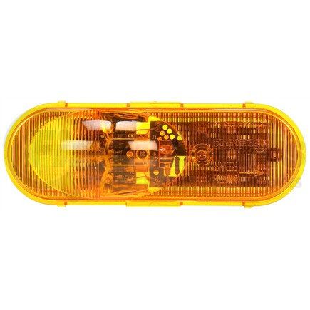60315Y by TRUCK-LITE - Turn Signal Light - Super 60, 11 Diodes, 2" X 6" Oval, Grommet Mount