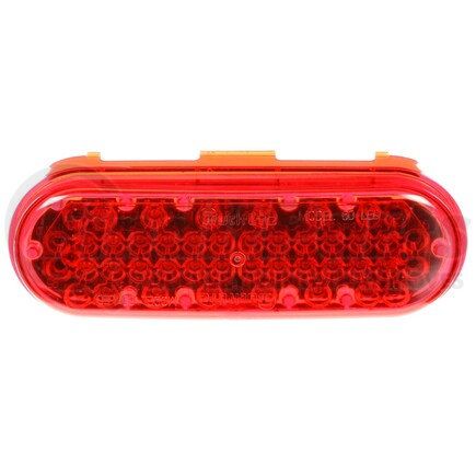 60360R by TRUCK-LITE - Super 60 Strobe Light - LED, 36 Diode, Oval Red, Grommet Mount, 12V