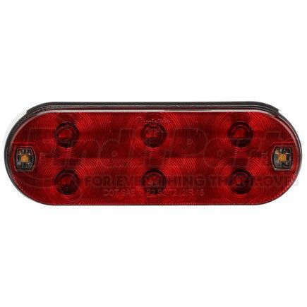 60556R by TRUCK-LITE - 60 Series Brake / Tail / Turn Signal Light - LED, Hardwired Connection, 12v