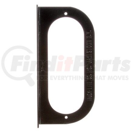 60720 by TRUCK-LITE - Brake / Tail Light Bracket - 2 Screw Bracket Mount, For Oval Shape Lights, Black Steel