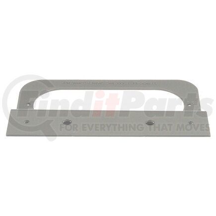 60728 by TRUCK-LITE - Brake / Tail Light Bracket - 2 Screw Bracket Mount, For Oval Shape Lights, Gray Steel