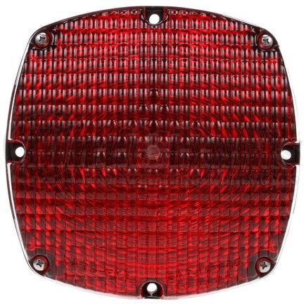 6500 by TRUCK-LITE - Signal-Stat Turn Signal Light - Incandescent, Red Square Lens, 2 Bulb, 4 Screw, 12V