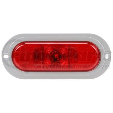 66052R by TRUCK-LITE - Super 66 Brake / Tail / Turn Signal Light - LED, Fit 'N Forget S.S. Connection, 12v