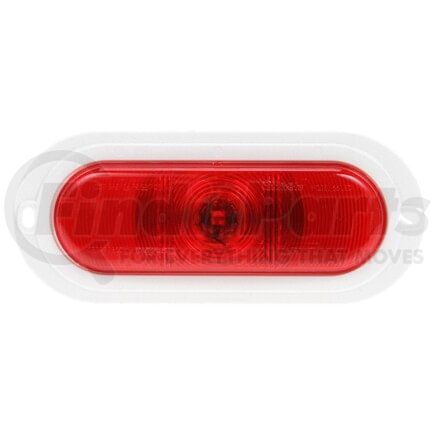 66254R by TRUCK-LITE - Super 66 Brake / Tail / Turn Signal Light - LED, Fit 'N Forget S.S. Connection, 12v