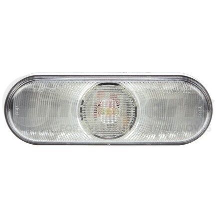 66205C by TRUCK-LITE - 66 Series Back Up Light - LED, Clear Lens, 1 Diode, Oval Lens Shape, Grommet Mount, 12v