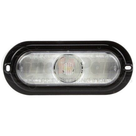 66206C by TRUCK-LITE - 66 Series Back Up Light - LED, Clear Lens, 1 Diode, Oval Lens Shape, Flange Mount, 12v