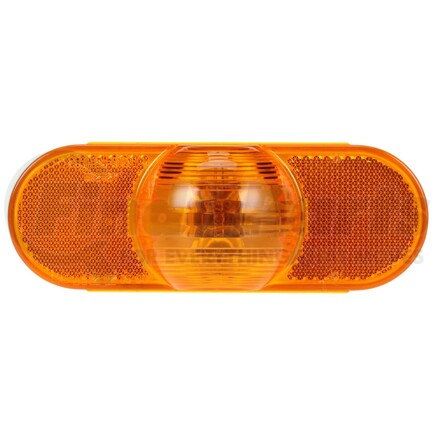 69002Y by TRUCK-LITE - Turn Signal Light - Incandescent, Yellow Oval Lens, 1 Bulb, Grommet Mount, 12V