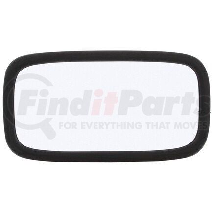 7450 by TRUCK-LITE - Signal-Stat Door Blind Spot Mirror - 4 x 9 in., Black ABS Plastic, Rectangular, Universal Mount