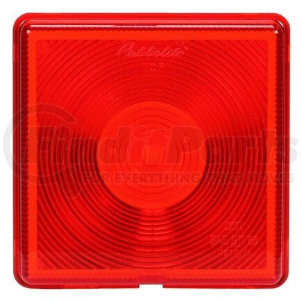8006 by TRUCK-LITE - Signal-Stat Turn Signal Light Lens - Square, Red, Acrylic, For Direction Indicator Lights, STT/B/U Lights (8000, 8001, 8002), Snap-Fit