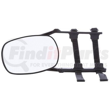 7973D by TRUCK-LITE - Signal-Stat Door Mirror - 5 x 7.5 in., Black Plastic, Flat Mirror