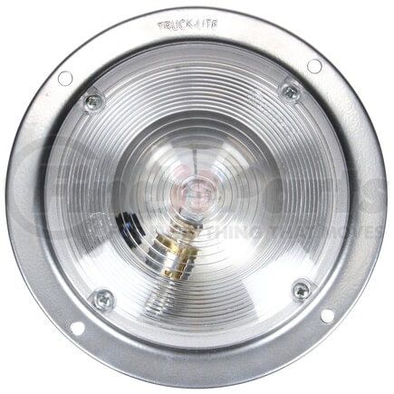 80353 by TRUCK-LITE - 80 Series Dome Light - Incandescent, 1 Bulb, Round Clear Lens, Silver Bracket Mount, 12V