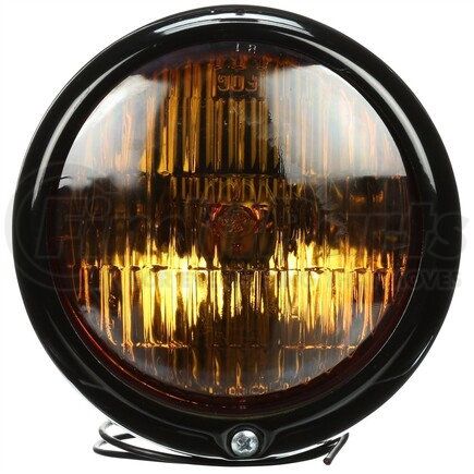 80368 by TRUCK-LITE - Fog Light - Incandescent, 1 Bulb, Round, Yellow Glass, Hardwired, 12 Volt