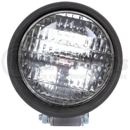 80438 by TRUCK-LITE - Work Light - 5 in. Round Incandescent, Black Housing, 1 Bulb, 12V, Stud