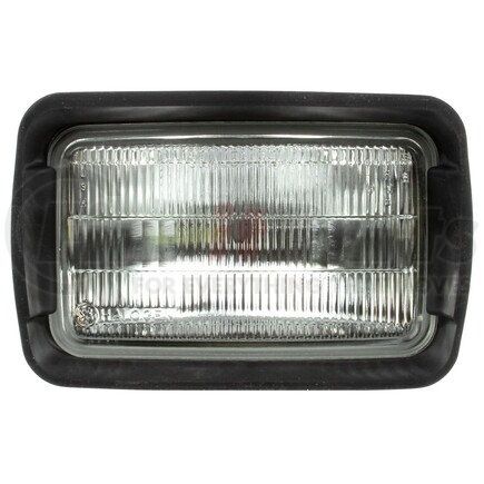 80389 by TRUCK-LITE - Fog Light - Halogen, 1 Bulb, Clear Rectangular Glass Lens, 12V