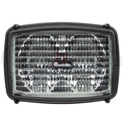 80491 by TRUCK-LITE - 80 Series Flood Light - Two Beam 4x6 In. Rectangular Halogen, Black, 2 Bulb, 1450 Lumen, 12V