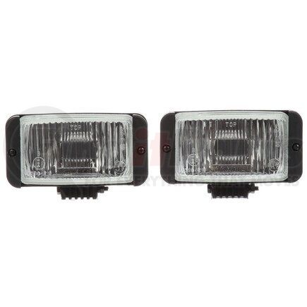 80526 by TRUCK-LITE - Fog Light - Halogen, 1 Bulb, Clear Rectangular Glass Lens, 12V