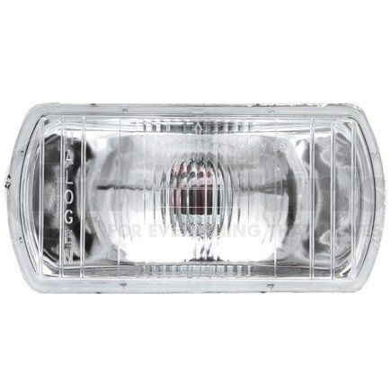 80567 by TRUCK-LITE - Headlight Lens - Rectangular, Clear, Polycarbonate, For Headlights, 2 Screw