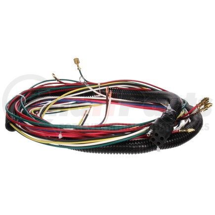 80831 by TRUCK-LITE - Snow Plow Wiring Harness - 2 Plug, 120 in. Length, 16 Gauge, Meyer Plug, Ring Terminal, Blunt Cut