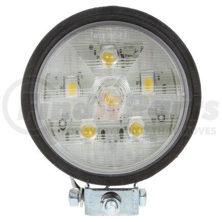 81260 by TRUCK-LITE - 81 Series Flood Light - Par 36 4 In. Round LED, Black, 6 Diode, 250 Lumen, 12V