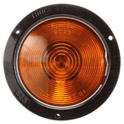 81300Y by TRUCK-LITE - Turn Signal Light - Incandescent, Yellow Round Lens, 1 Bulb, Flange Mount, 12V