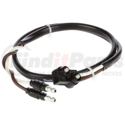 88303 by TRUCK-LITE - 88 Series Marker Light Wiring Harness - 2 Plug, 14 Gauge, 18 in. Length