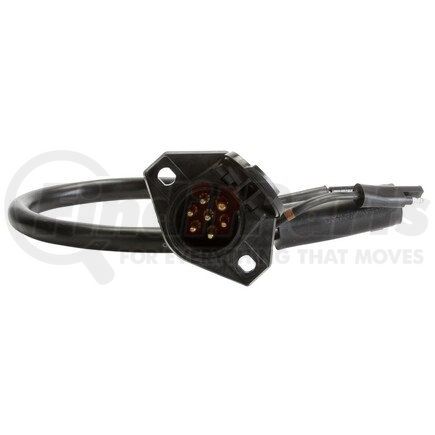 88896 by TRUCK-LITE - 88 Series Main Cable Harness - 3 Plug, 27 in., w/ 2 Position .180 Bullet Terminal Breakout, 10, 8, 20 Gauge, Female 7 Pole Plug, 2 Position .180 Bullet, Female 7 Pole Plug
