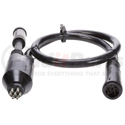 88905 by TRUCK-LITE - 88 Series Main Cable Harness - 3 Plug, 48 in., 8, 10, 12 Gauge, Male 7 Pole Plug, Female 7 Pole Plug