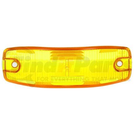 8918A by TRUCK-LITE - Signal-Stat Turn Signal Light Lens - Rectangular, Yellow, Polycarbonate, For Signal Lights, 2 Screw