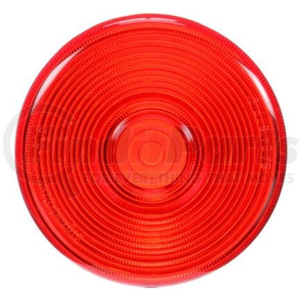 8936 by TRUCK-LITE - Signal-Stat Pedestal Light Lens - Signal-Stat, Round, Red, Polycarbonate, For Pedestal Lights (677WK, 3753, 3754, 3755, 3756, 3850, 3853), Snap-Fit