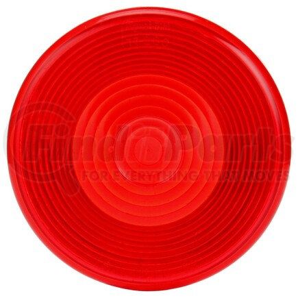 8919 by TRUCK-LITE - Signal-Stat Replacement Lens - Round, Red, Acrylic, For Signal Lights, Snap-Fit