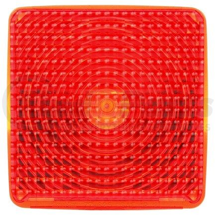 8938 by TRUCK-LITE - Signal-Stat Pedestal Light Lens - Signal-Stat, Square, Red, Acrylic, For Pedestal Lights (4742, 4754), Snap-Fit
