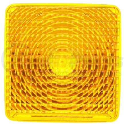 8938A by TRUCK-LITE - Signal-Stat Pedestal Light Lens - Signal-Stat, Square, Yellow, Acrylic, For Pedestal Lights (4742, 4754), Snap-Fit