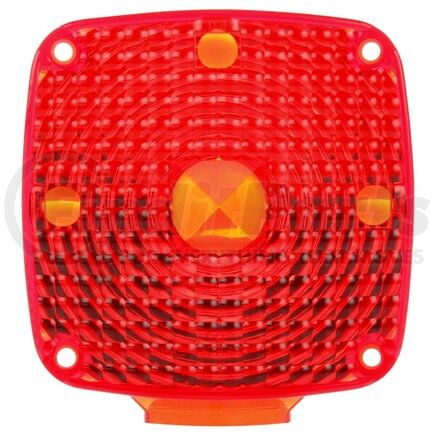 8960 by TRUCK-LITE - Signal-Stat Pedestal Light Lens - Signal-Stat, Square, Red, Acrylic, For Pedestal Lights (940, 941, 950, 955, 956, 957), 4 Screw