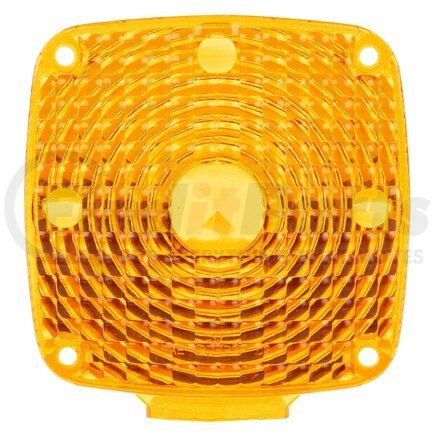 8960A by TRUCK-LITE - Signal-Stat Pedestal Light Lens - Signal-Stat, Square, Yellow, Acrylic, For Pedestal Lights (940, 941, 950, 955, 956AA, 957AA), 4 Screw