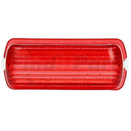 8946 by TRUCK-LITE - Signal-Stat Marker Light Lens - Oval, Red, Acrylic, Snap-Fit Mount