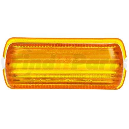 8946A by TRUCK-LITE - Signal-Stat Marker Light Lens - Oval, Yellow, Acrylic, Snap-Fit Mount