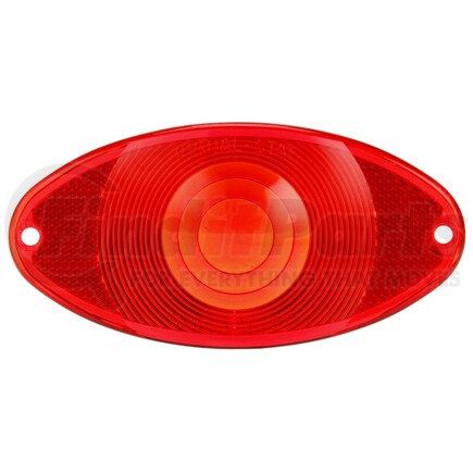 9001 by TRUCK-LITE - Signal-Stat Marker Light Lens - Oval, Red, Acrylic, Snap-Fit Mount